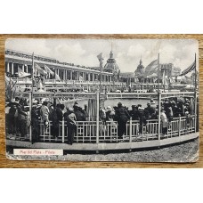 MAR DEL PLATA PILETA ANTIGUA TARJETA POSTAL